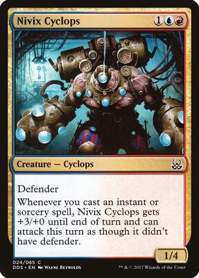 Nivix Cyclops card from Duel Decks: Mind vs. Might