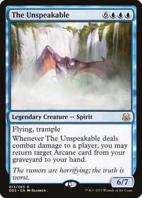 The Unspeakable card from Duel Decks: Mind vs. Might
