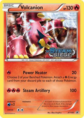 Volcanion (XY Steam Siege Prerelease) card from XY Promos