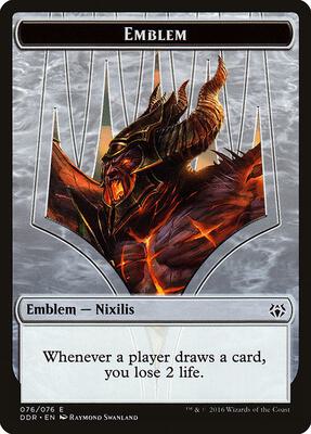 Emblem - Ob Nixilis Reignited card from Duel Decks: Nissa vs. Ob Nixilis