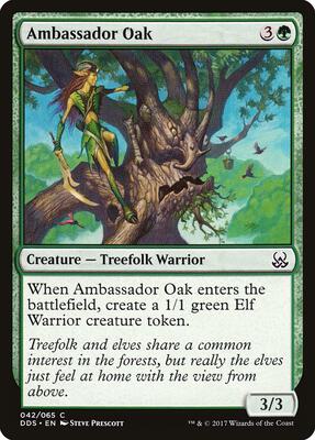 Ambassador Oak card from Duel Decks: Mind vs. Might