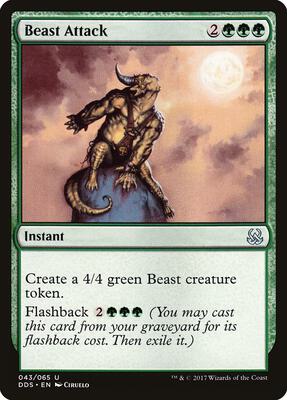 Beast Attack card from Duel Decks: Mind vs. Might
