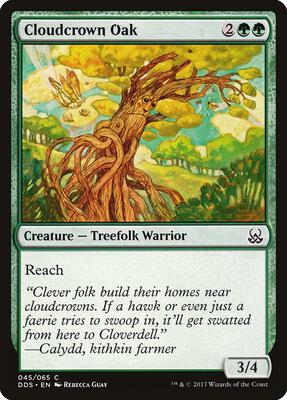 Cloudcrown Oak card from Duel Decks: Mind vs. Might