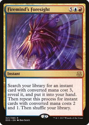 Firemind's Foresight card from Duel Decks: Mind vs. Might