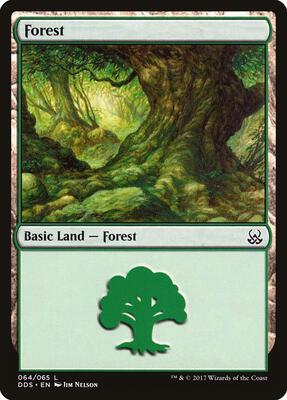 Forest (064) card from Duel Decks: Mind vs. Might