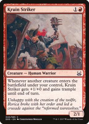 Kruin Striker card from Duel Decks: Mind vs. Might