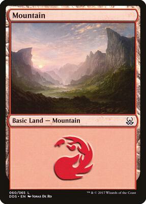 Mountain (060) card from Duel Decks: Mind vs. Might