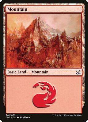 Mountain (061) card from Duel Decks: Mind vs. Might