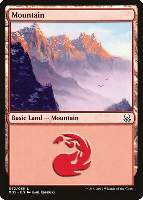 Mountain (062) card from Duel Decks: Mind vs. Might