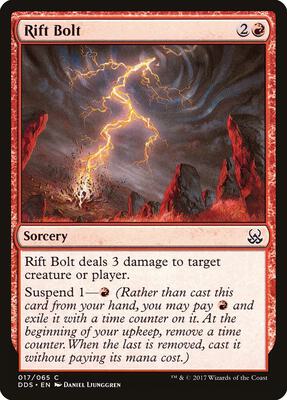 Rift Bolt card from Duel Decks: Mind vs. Might