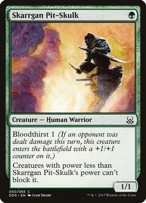 Skarrgan Pit-Skulk card from Duel Decks: Mind vs. Might