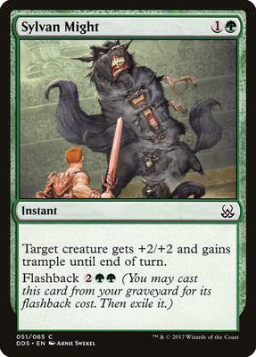 Sylvan Might card from Duel Decks: Mind vs. Might