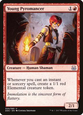 Young Pyromancer card from Duel Decks: Mind vs. Might