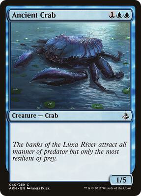 Ancient Crab card from Amonkhet