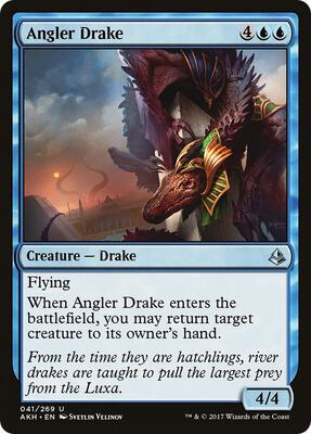 Angler Drake card from Amonkhet