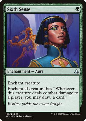 Sixth Sense card from Amonkhet