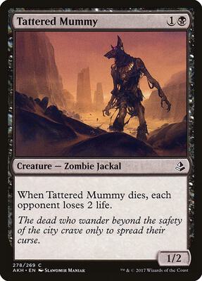 Tattered Mummy card from Amonkhet