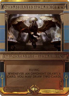 Consecrated Sphinx card from Masterpiece Series: Amonkhet Invocations