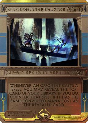 Counterbalance card from Masterpiece Series: Amonkhet Invocations