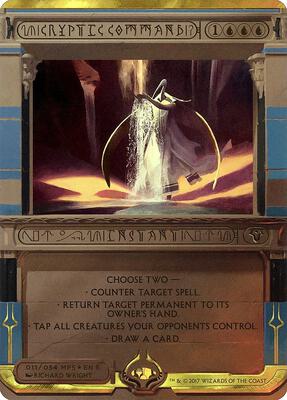 Cryptic Command card from Masterpiece Series: Amonkhet Invocations