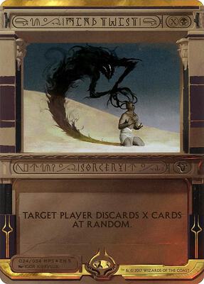 Mind Twist card from Masterpiece Series: Amonkhet Invocations