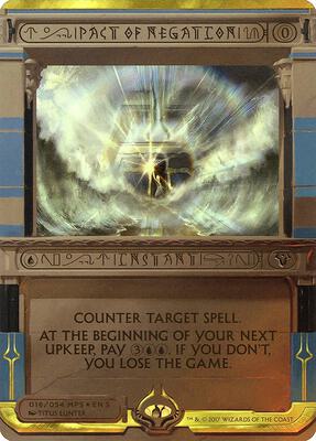 Pact of Negation card from Masterpiece Series: Amonkhet Invocations