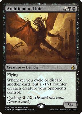 Archfiend of Ifnir card from Buy-A-Box Promos