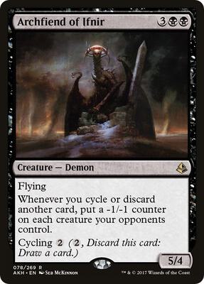 Archfiend of Ifnir card from Amonkhet