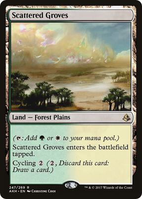 Scattered Groves card from Amonkhet