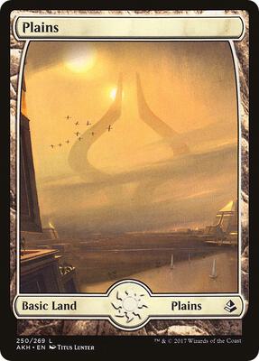 Plains (250) - Full Art card from Amonkhet