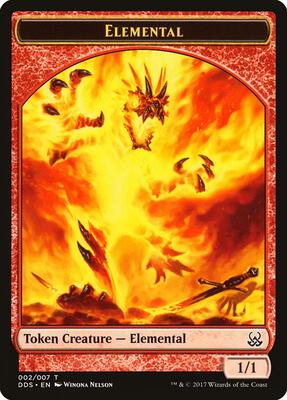 Elemental Token card from Duel Decks: Mind vs. Might