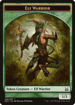 Elf Warrior Token card from Duel Decks: Mind vs. Might