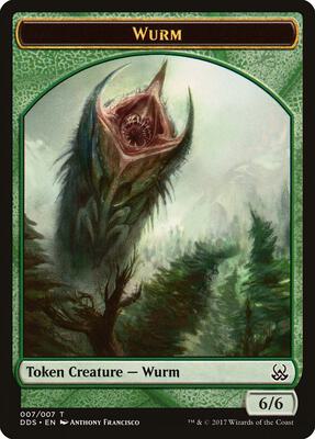 Wurm Token card from Duel Decks: Mind vs. Might