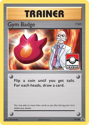 Gym Badge (Blaine) card from XY Promos