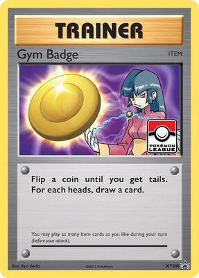 Gym Badge (Sabrina) card from XY Promos