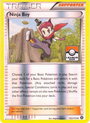 Ninja Boy - 103/114 (League Cup) card from League & Championship Cards