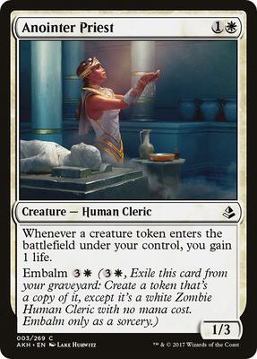 Anointer Priest card from Amonkhet