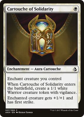 Cartouche of Solidarity card from Amonkhet