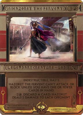 Hazoret the Fervent card from Masterpiece Series: Amonkhet Invocations