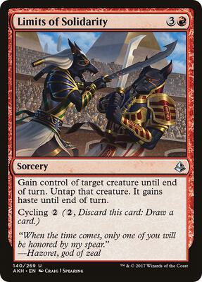 Limits of Solidarity card from Amonkhet