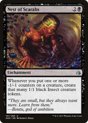 Nest of Scarabs card from Amonkhet
