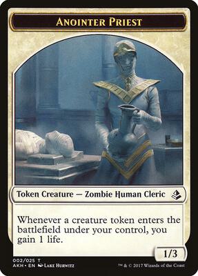 Anointer Priest Token card from Amonkhet