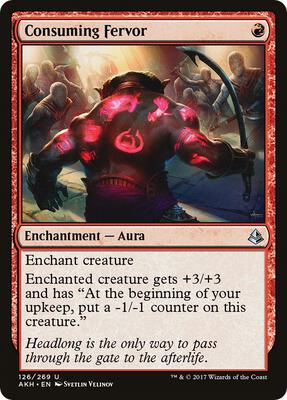 Consuming Fervor card from Amonkhet