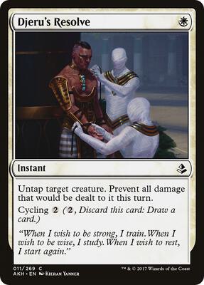 Djeru's Resolve card from Amonkhet
