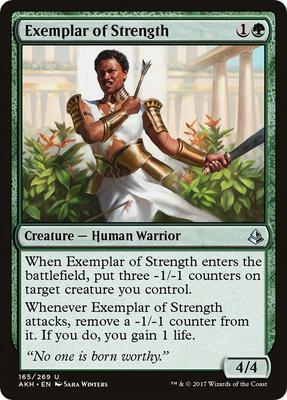 Exemplar of Strength card from Amonkhet