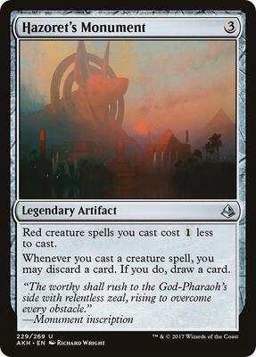 Hazoret's Monument card from Amonkhet