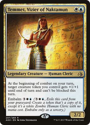 Temmet, Vizier of Naktamun card from Amonkhet