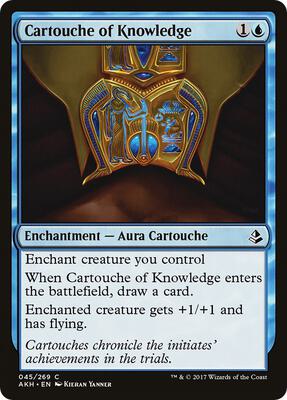 Cartouche of Knowledge card from Amonkhet