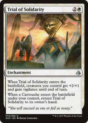 Trial of Solidarity card from Amonkhet