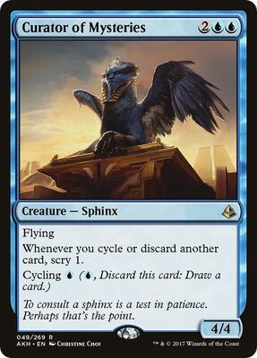 Curator of Mysteries card from Amonkhet